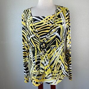 NWT Multiples Blouse Top Size M